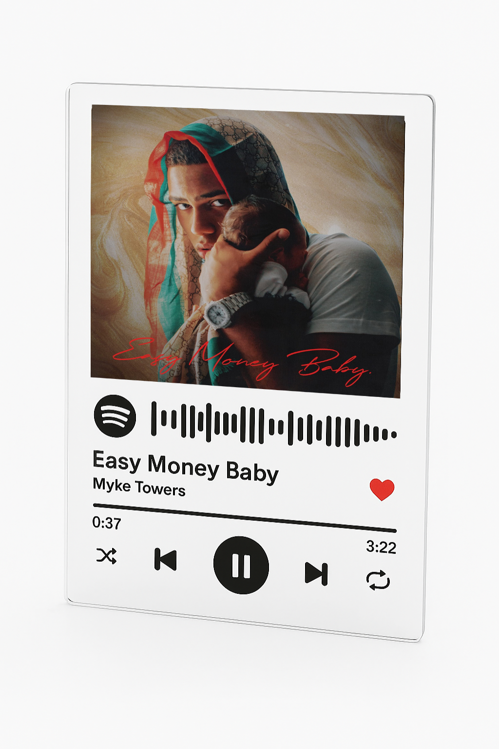 Placa Easy Money Baby - Myke Towers