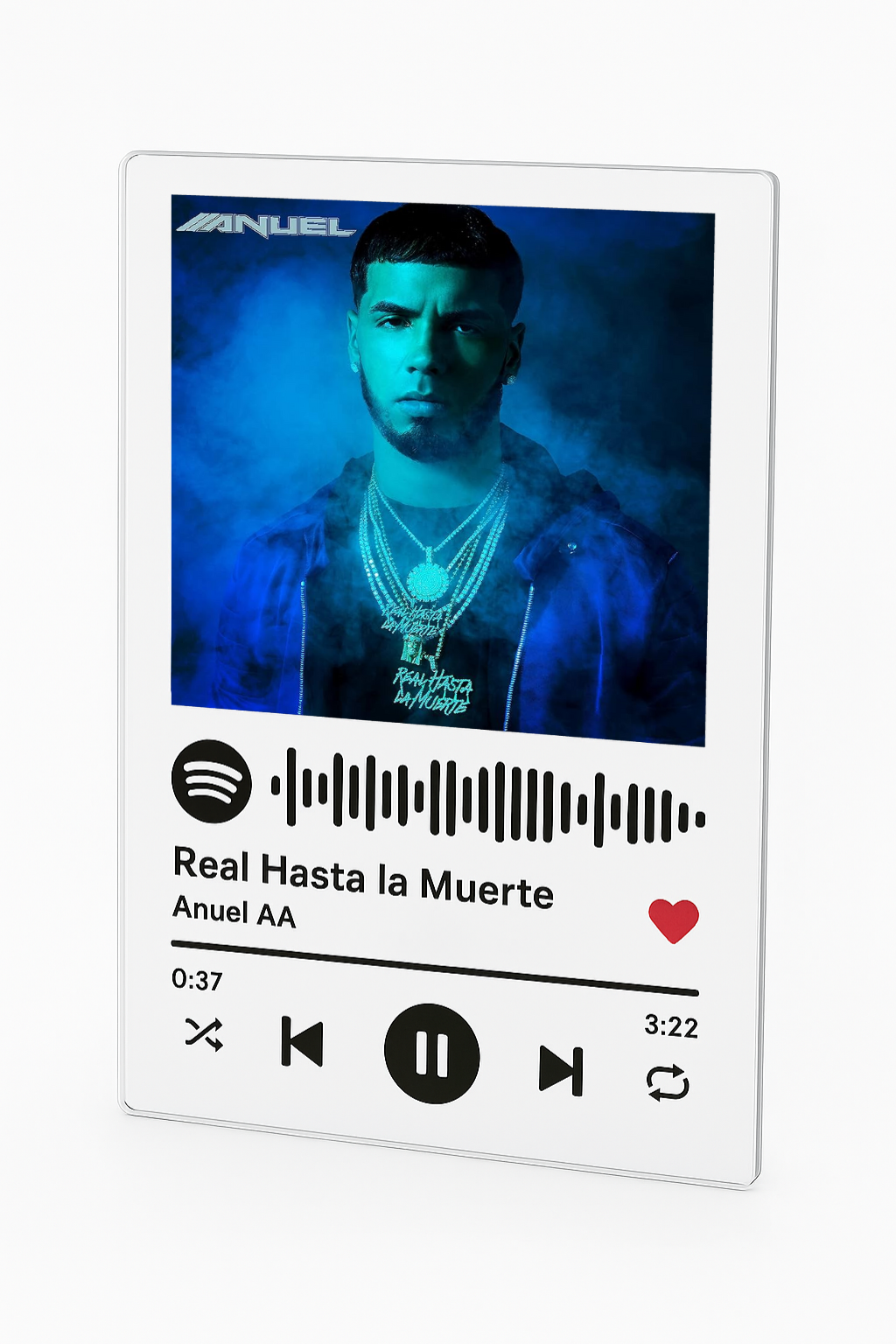 Placa Real Hasta la Muerte  - Anuel AA