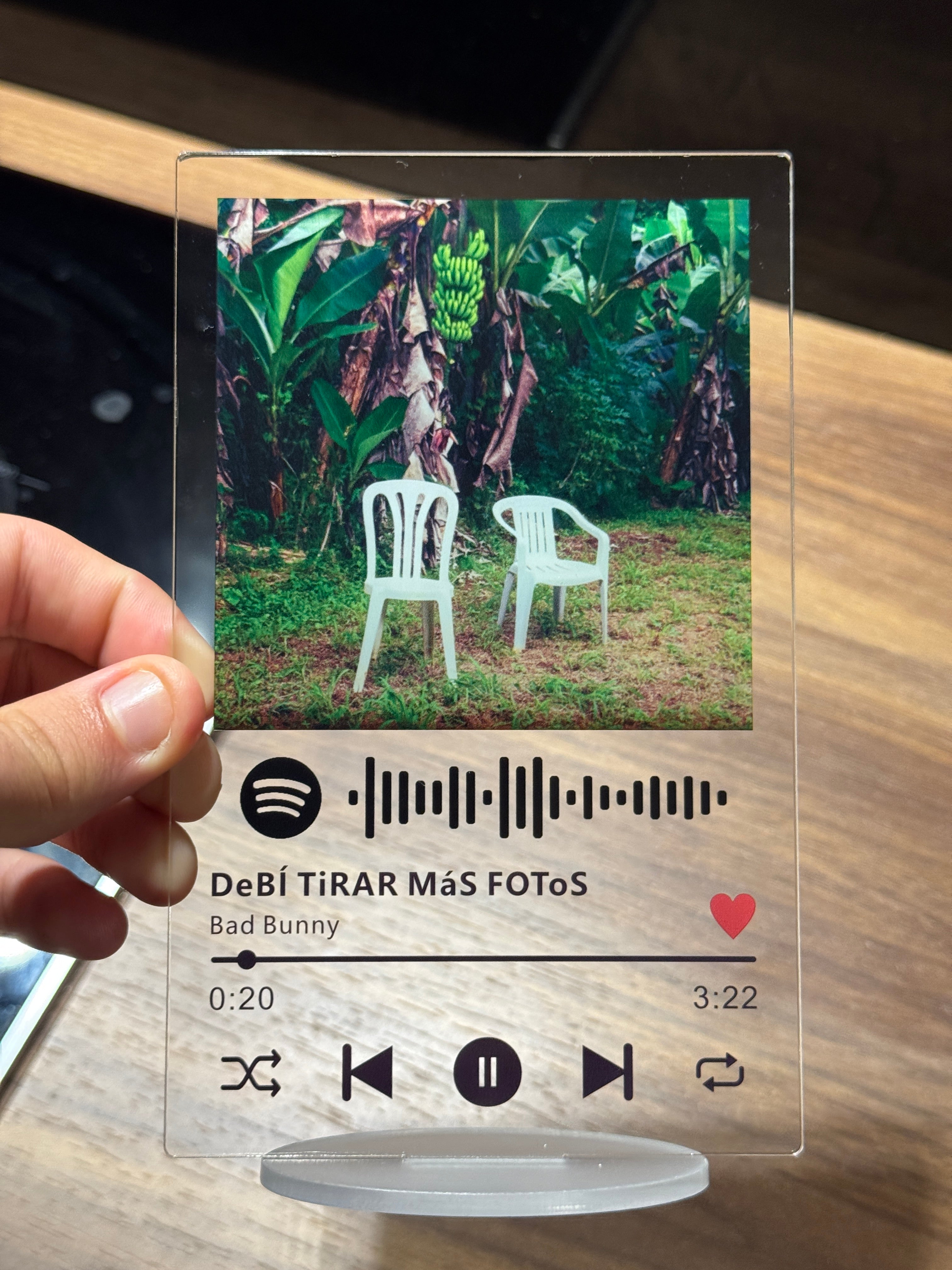Placa Debí Tirar Más Fotos - Bad Bunny