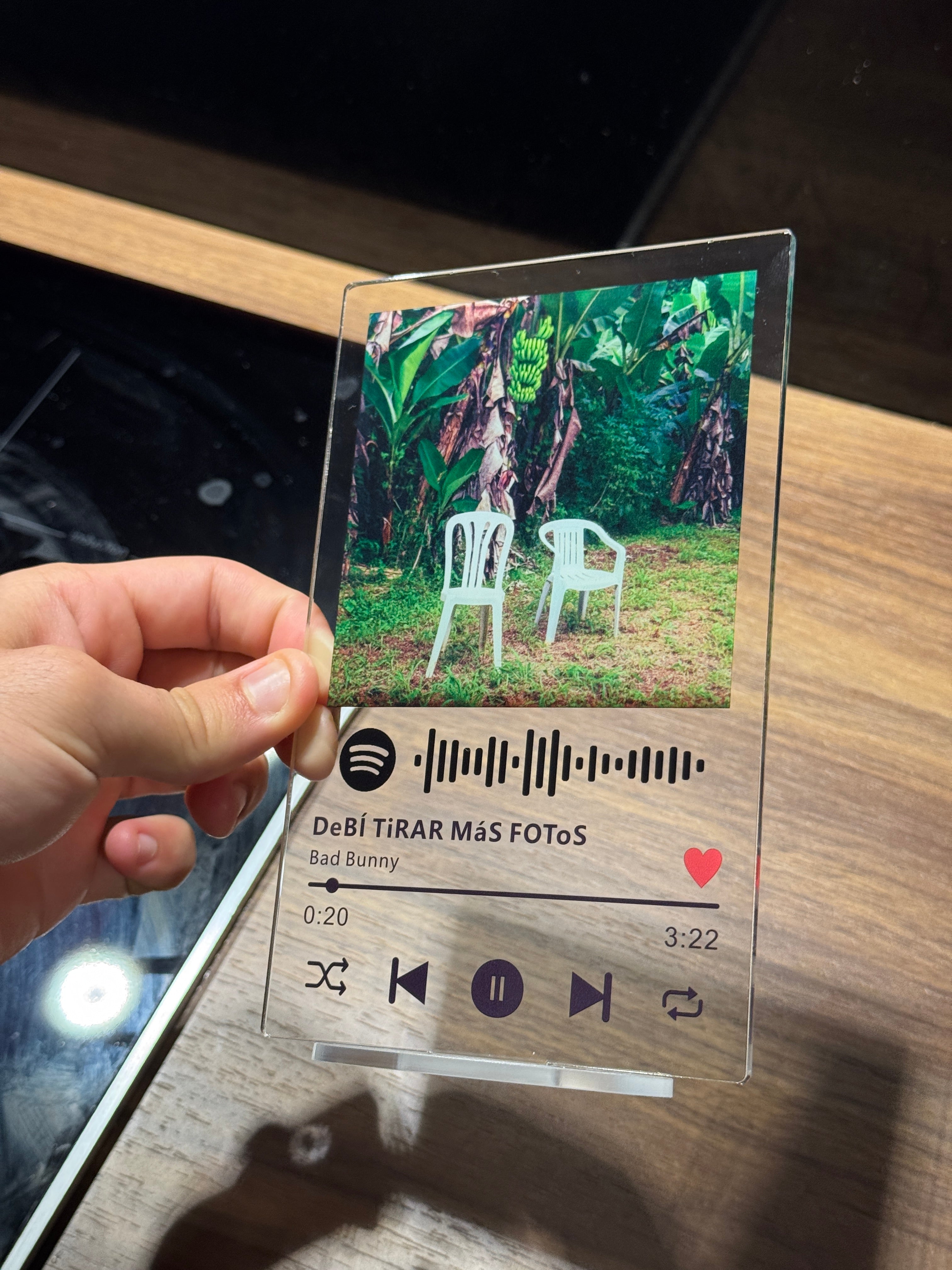 Placa Debí Tirar Más Fotos - Bad Bunny