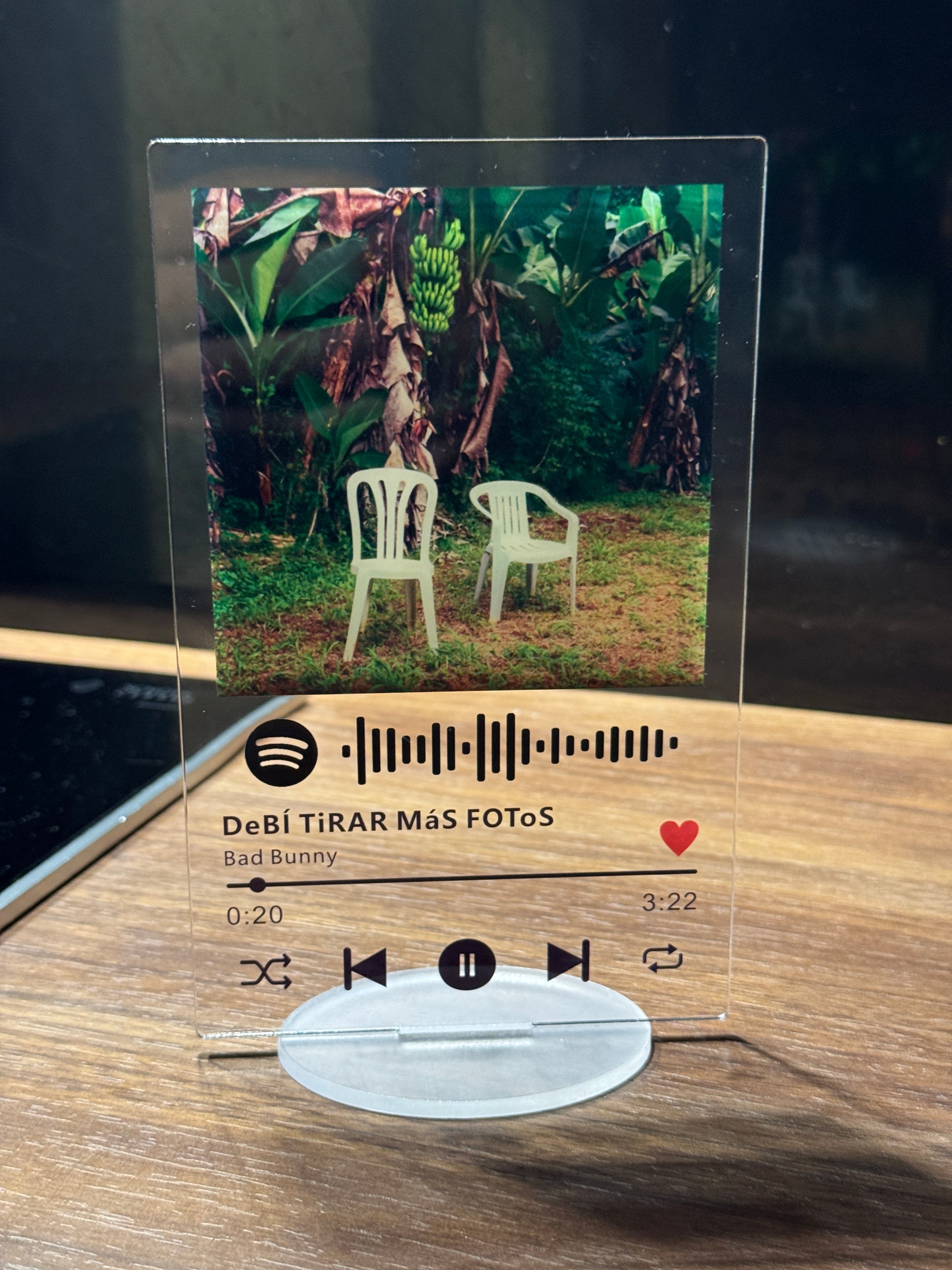 Placa Debí Tirar Más Fotos - Bad Bunny
