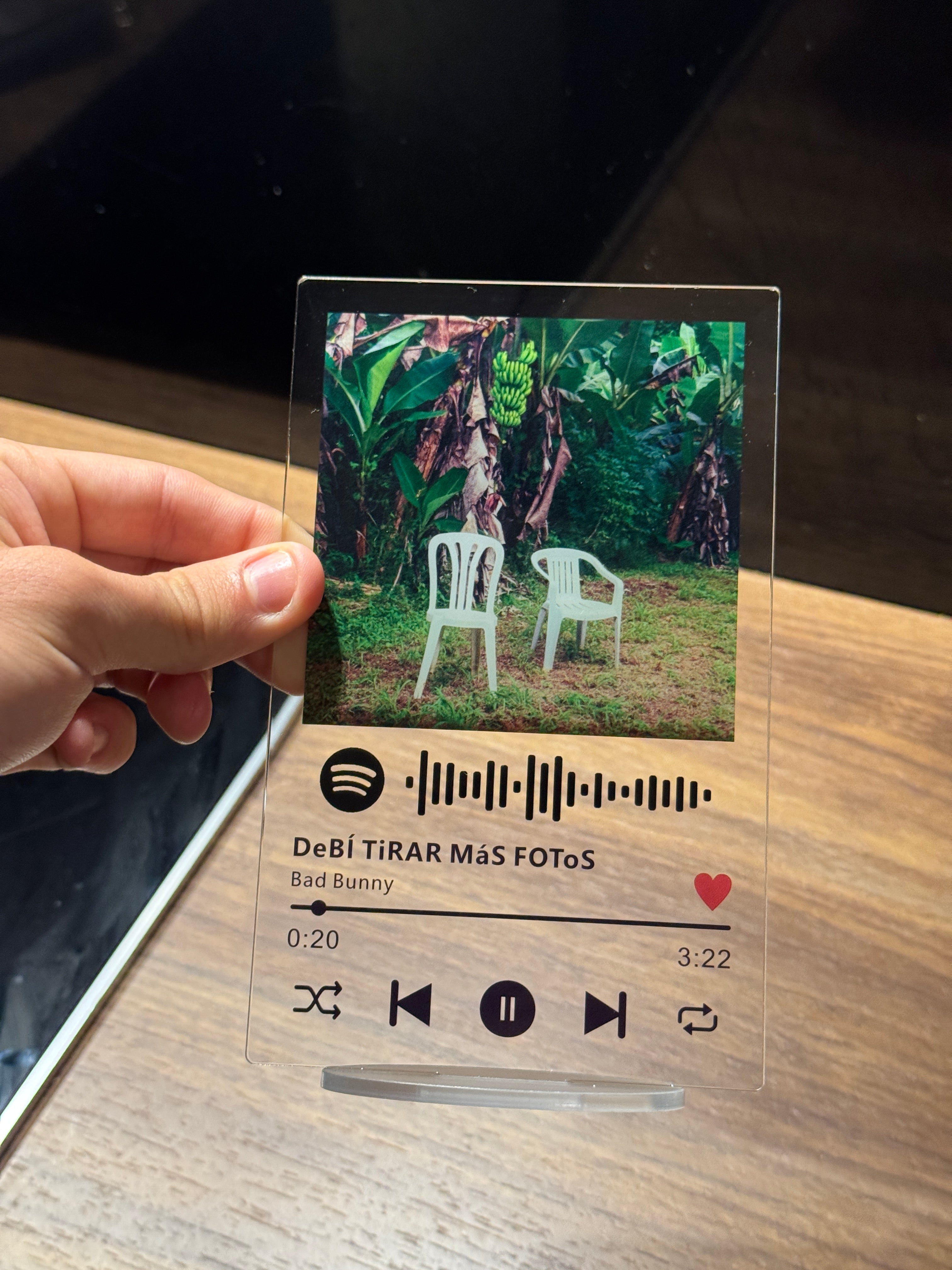 Placa Debí Tirar Más Fotos - Bad Bunny