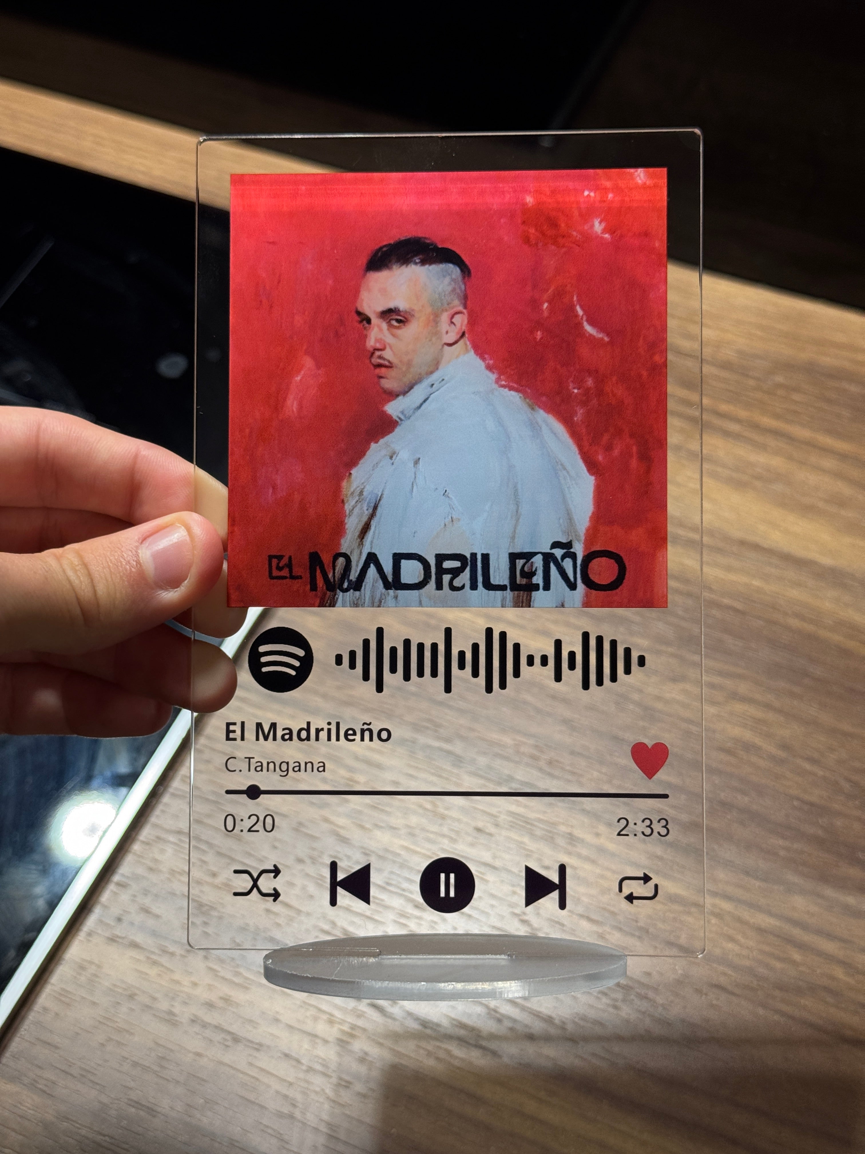Placa El Madrileño - C. Tangana
